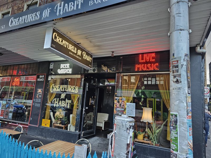 Creatures of Habit Brunswick Street