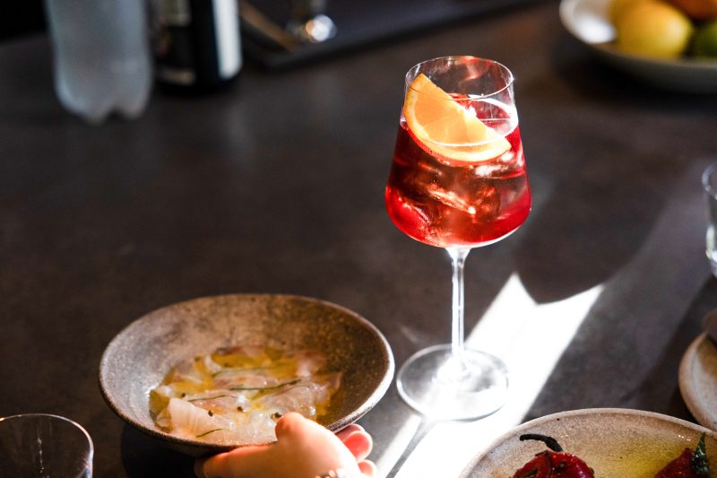 Davo Plum Spritz at Suze Wine Bar