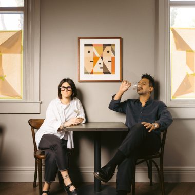 Steve and Giulia of Suze Wine Bar Fitzroy North